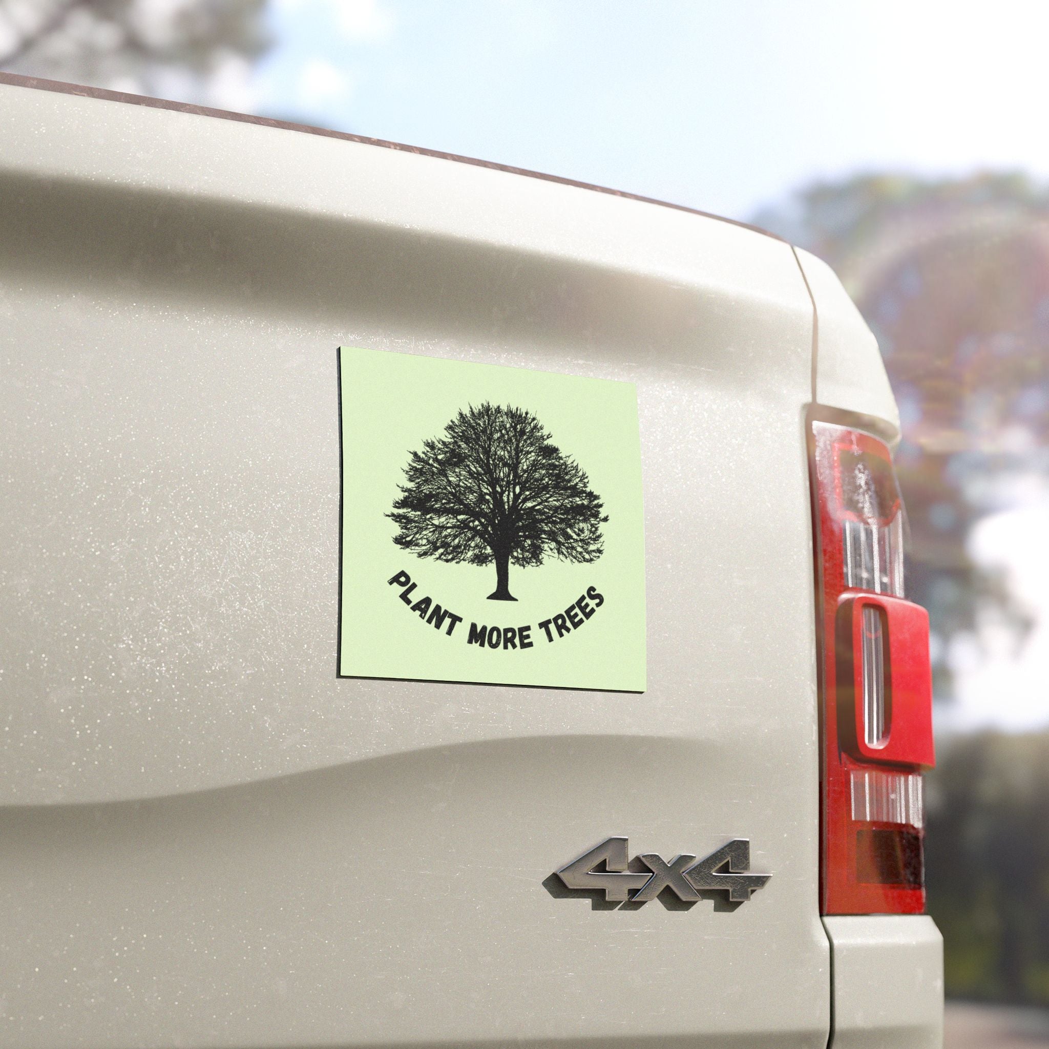 Plant More Trees Car Magnet Decal