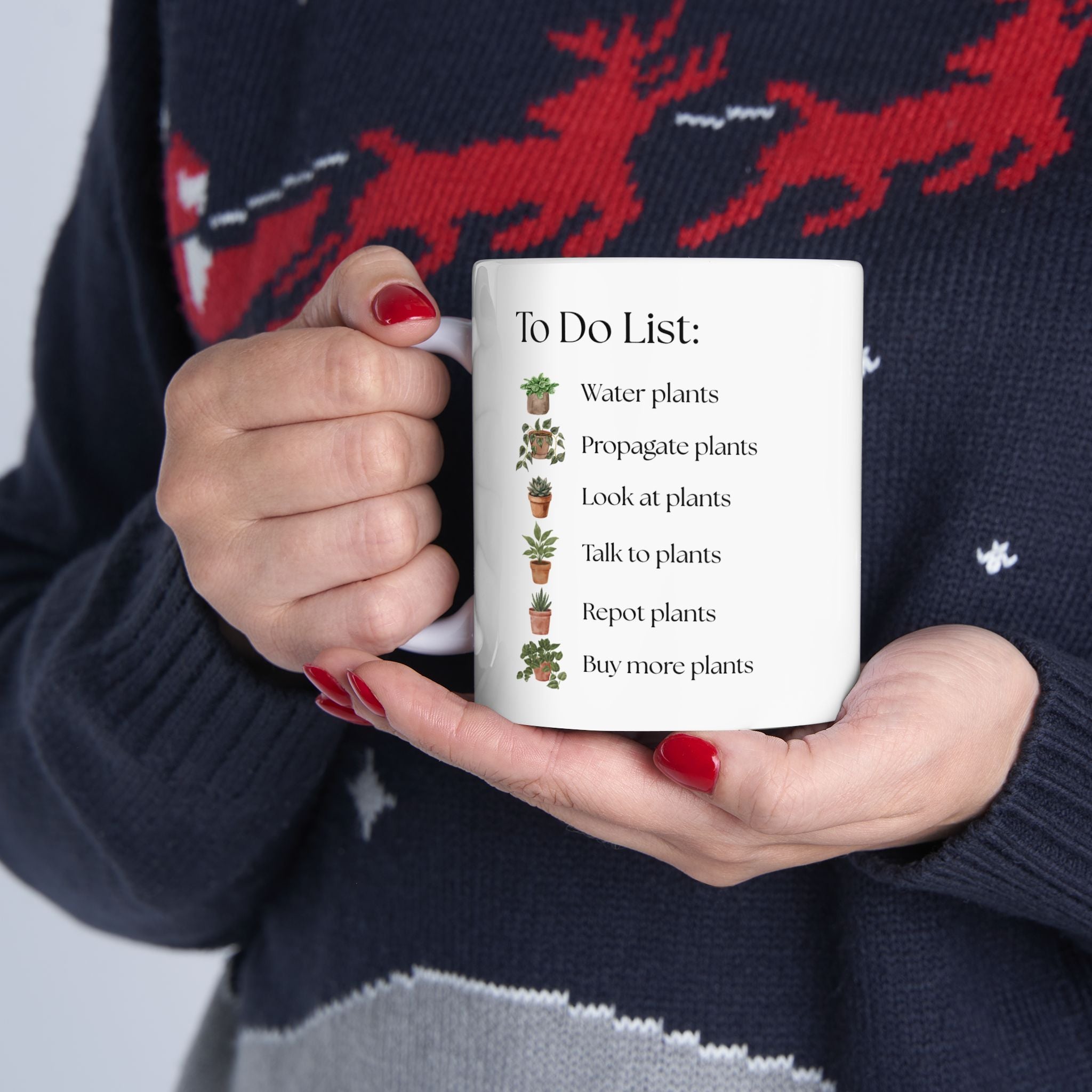 Plant Lover Mug — "To Do List" Mug - Botanical Gift (11oz & 15oz)