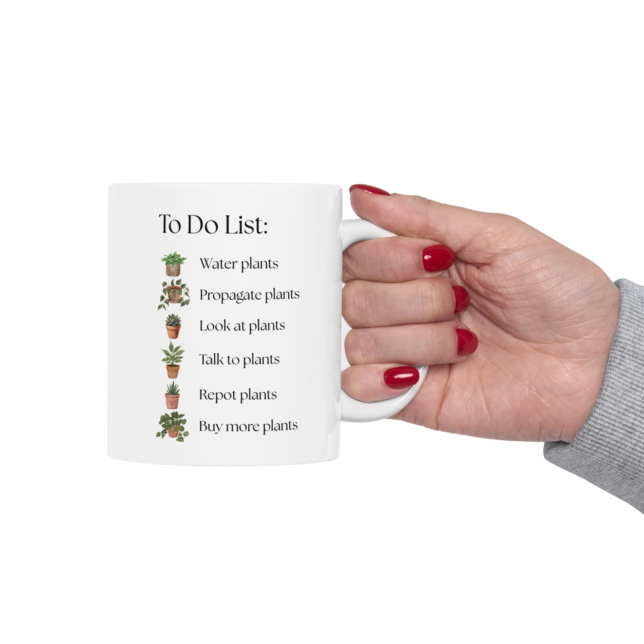 Plant Lover Mug — "To Do List" Mug - Botanical Gift (11oz & 15oz)
