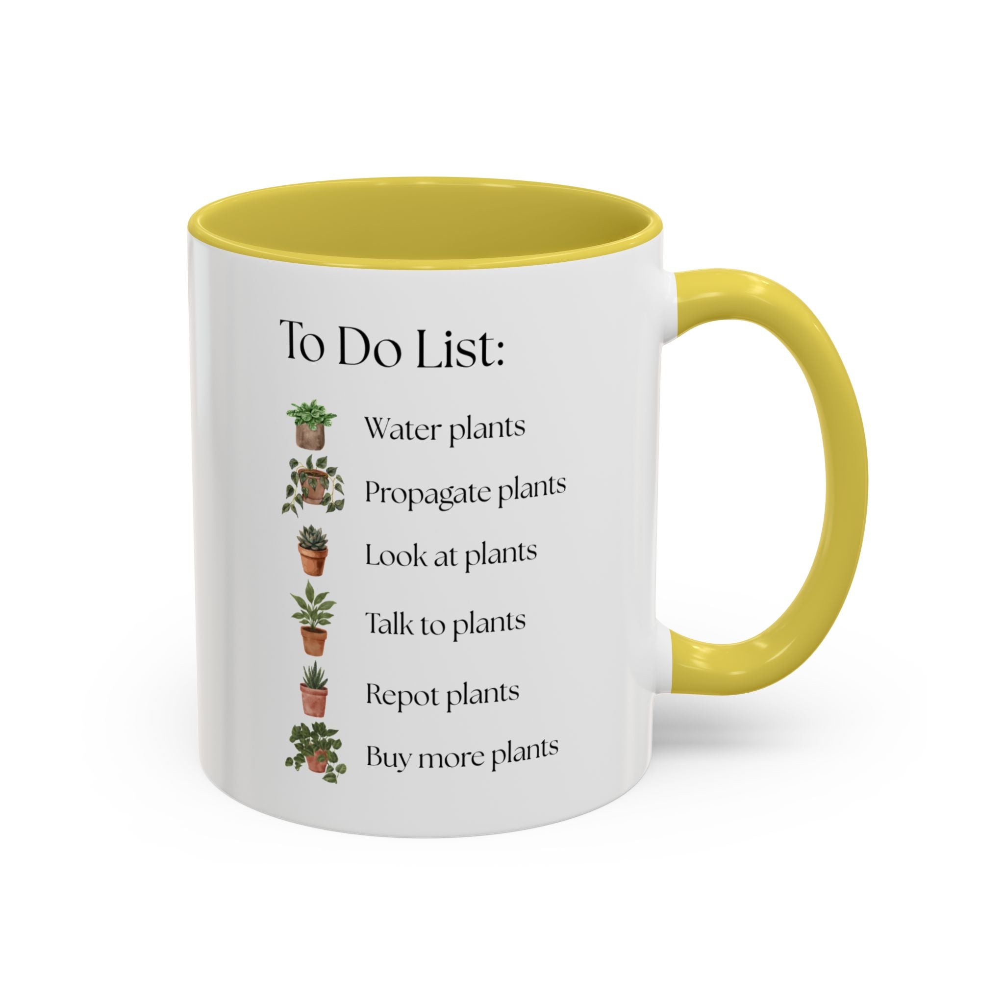 Plant Lover Mug, To-Do List Mug — Cute Gardening Coffee Cup (11oz/15oz)