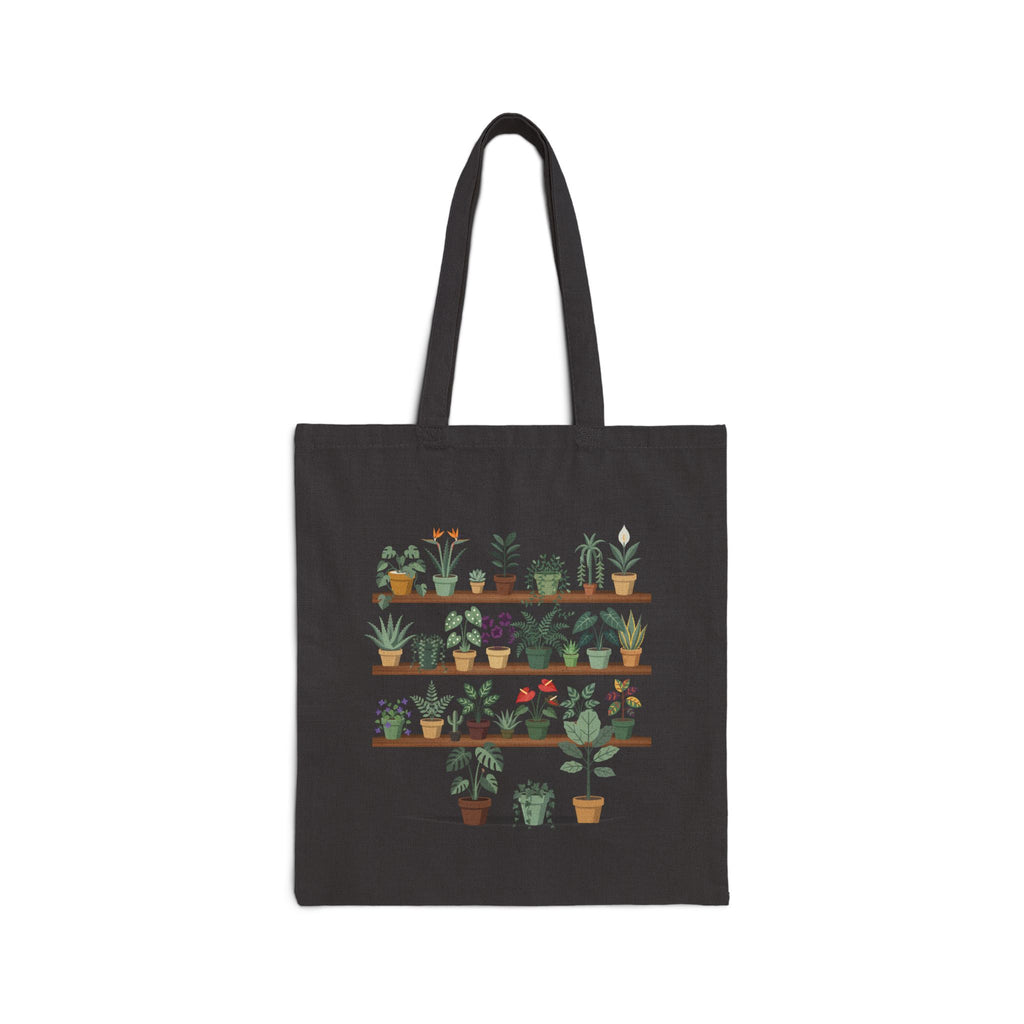 Plant Shelf Canvas Tote Bag
