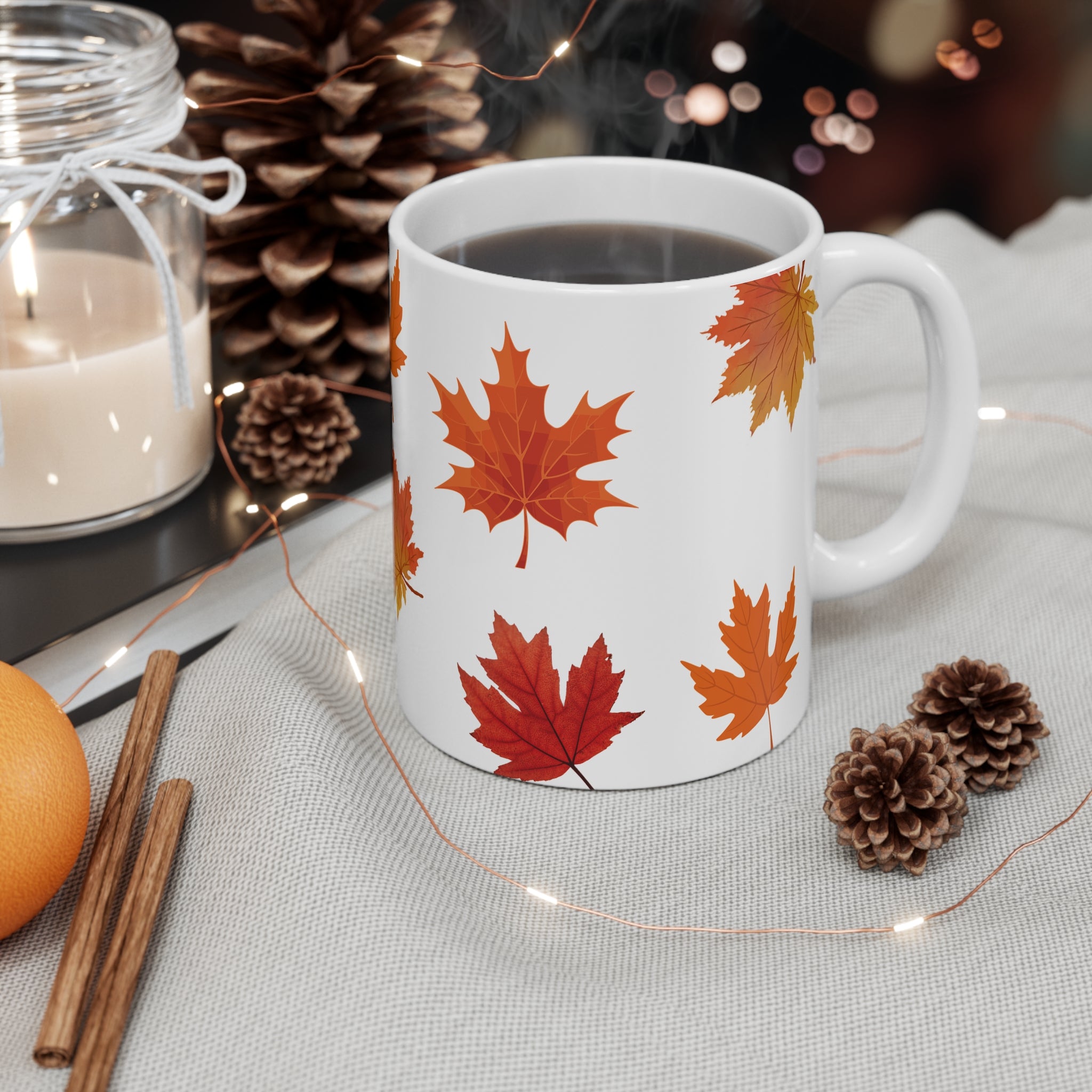 Fall Leaves Mug | 11oz