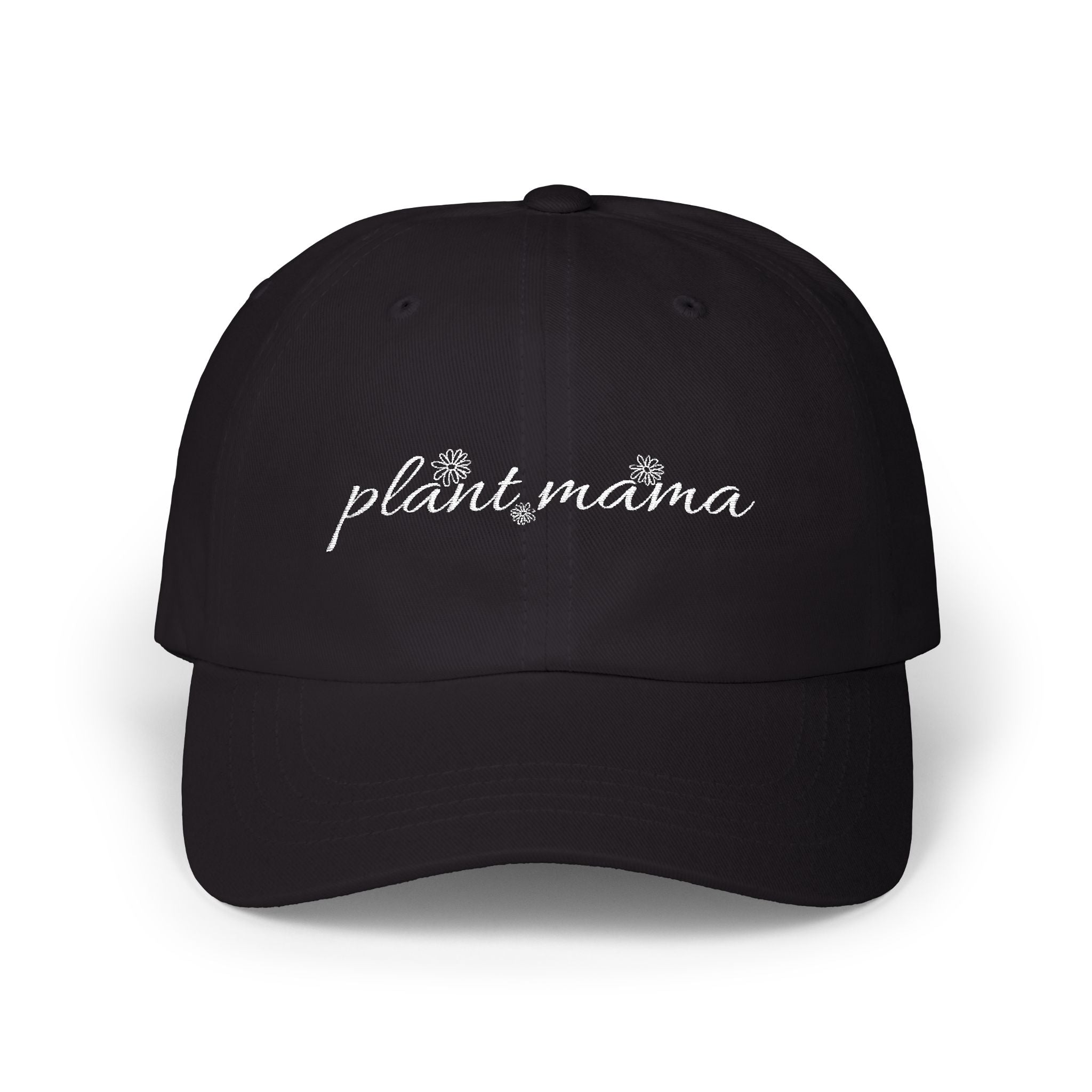 Plant Mama Cap — Embroidered Green Baseball Hat for Plant Lovers