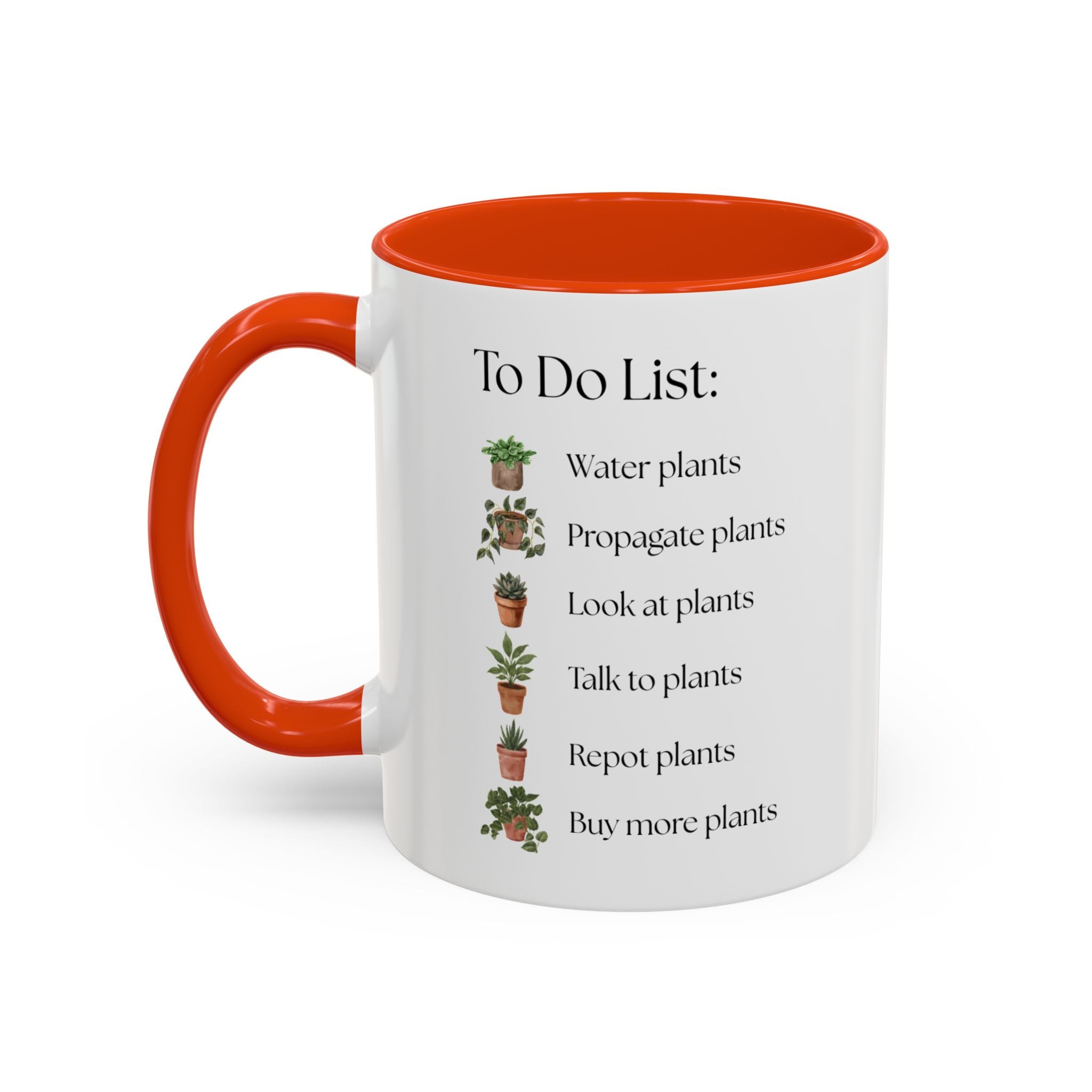 Plant Lover Mug, To-Do List Mug — Cute Gardening Coffee Cup (11oz/15oz)