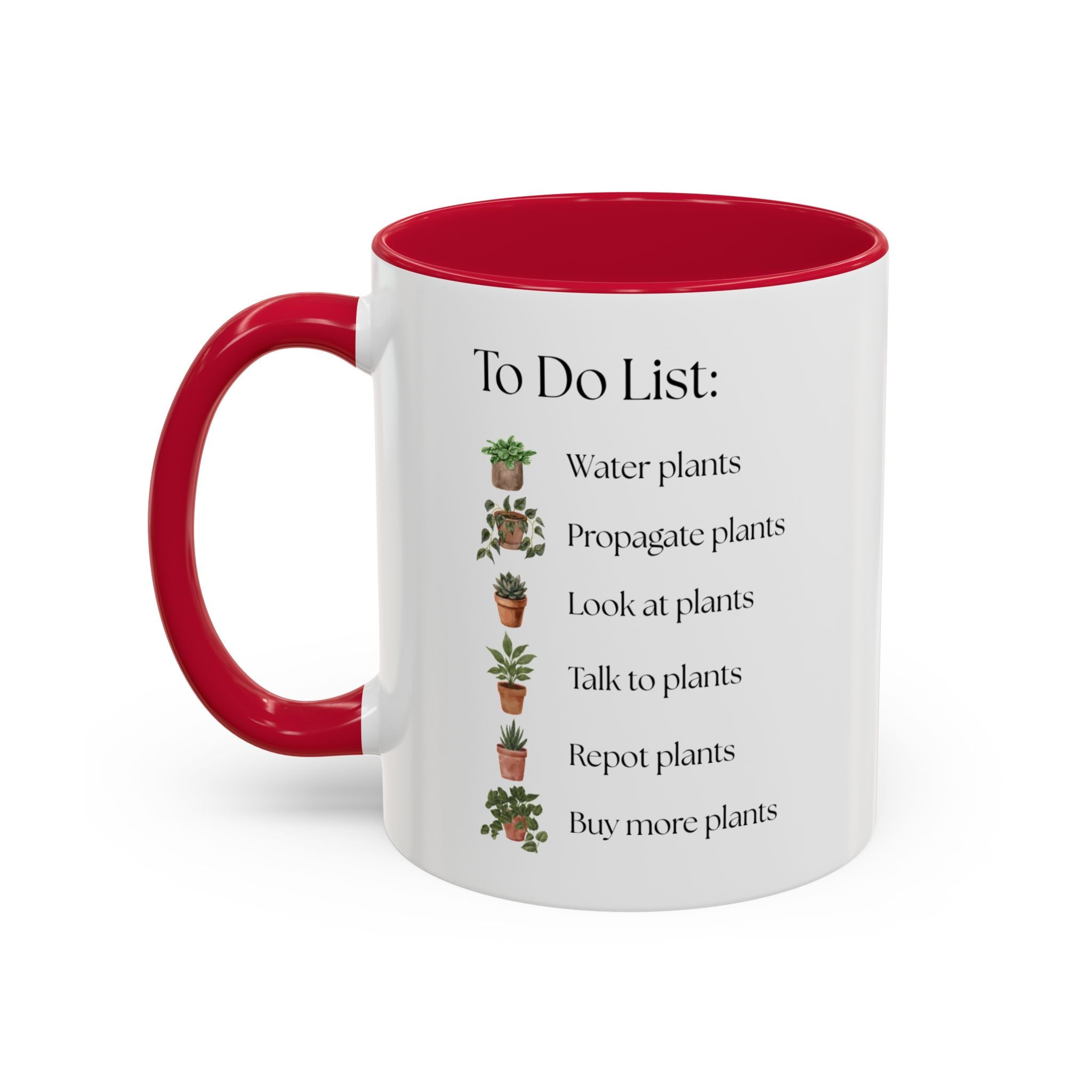 Plant Lover Mug, To-Do List Mug — Cute Gardening Coffee Cup (11oz/15oz)