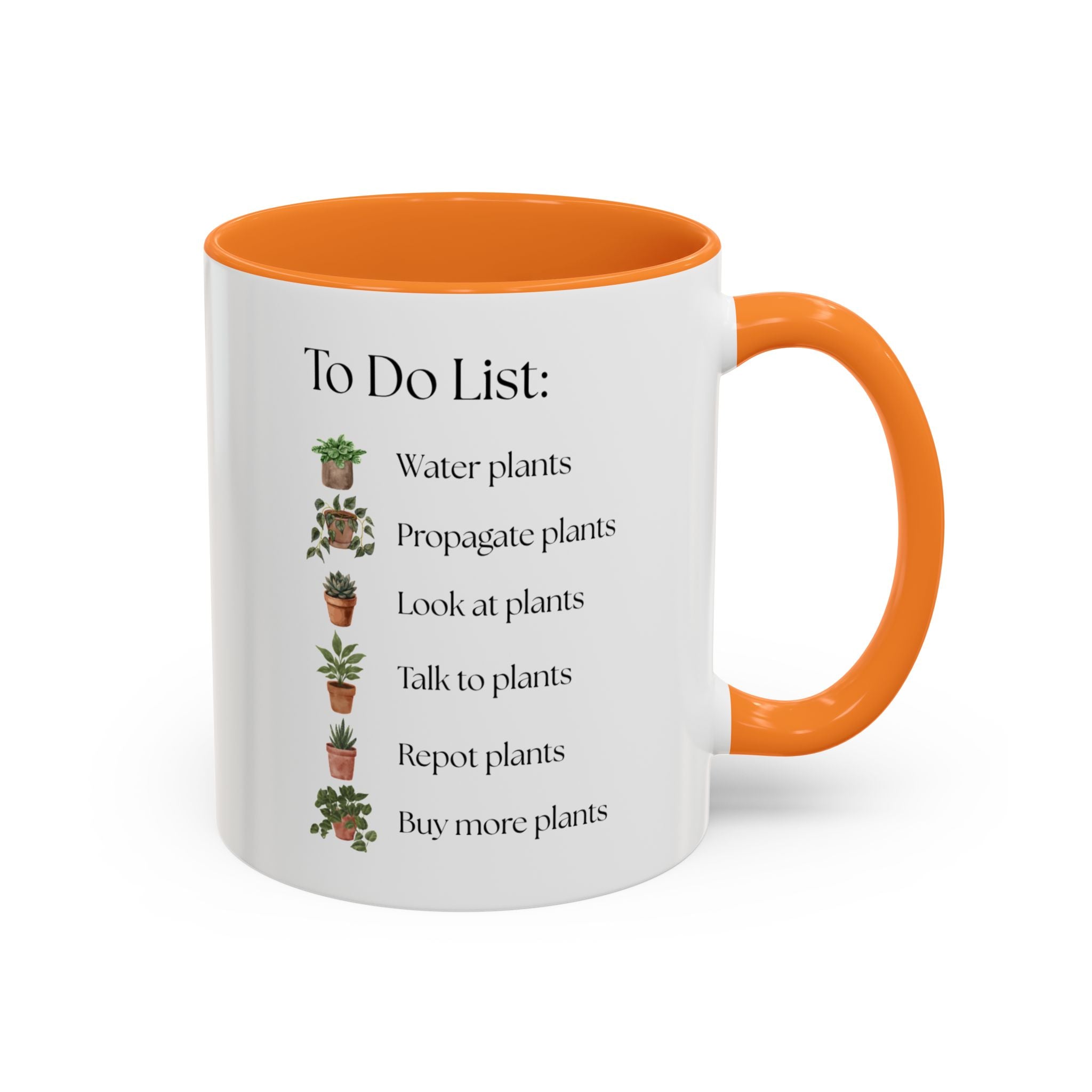 Plant Lover Mug, To-Do List Mug — Cute Gardening Coffee Cup (11oz/15oz)