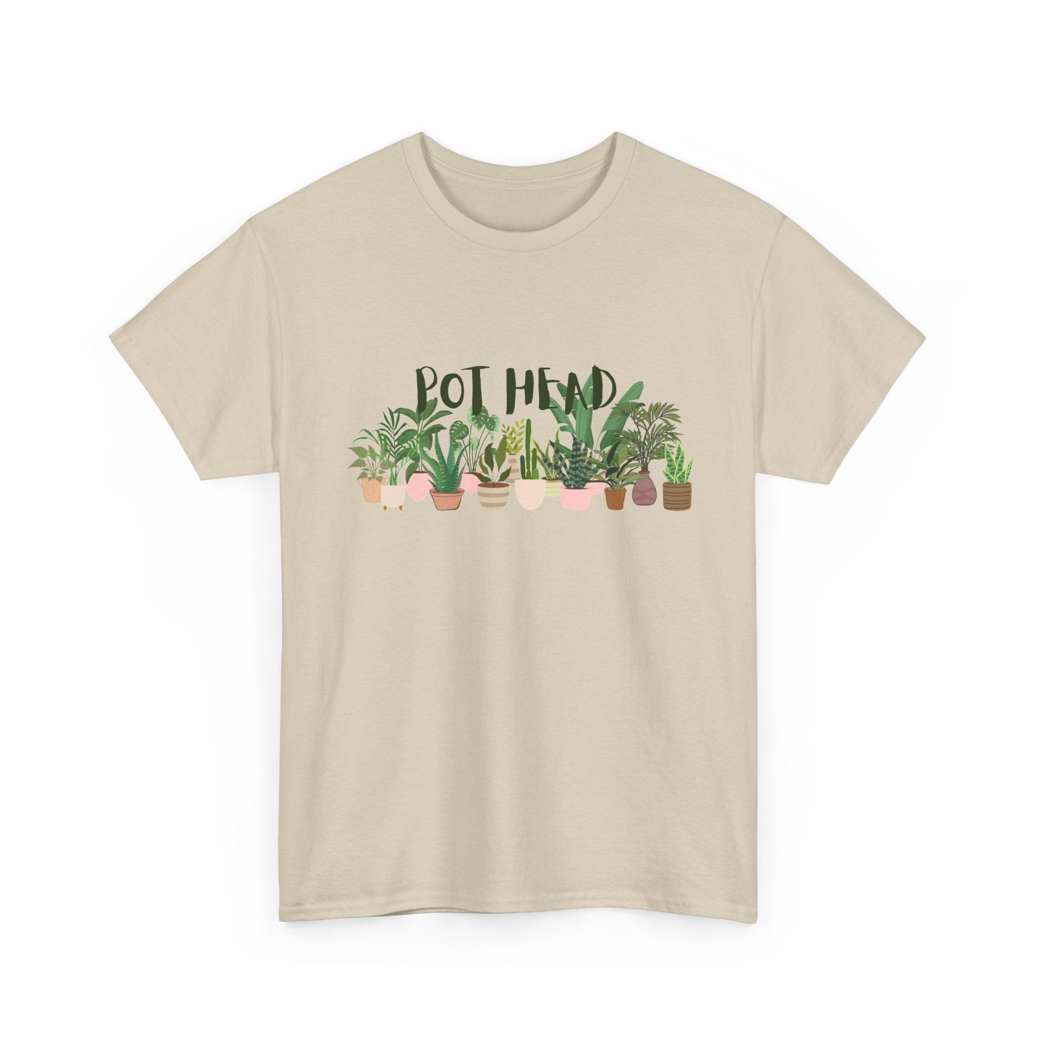 "Pot Head" Potted Plants Graphic Shirt