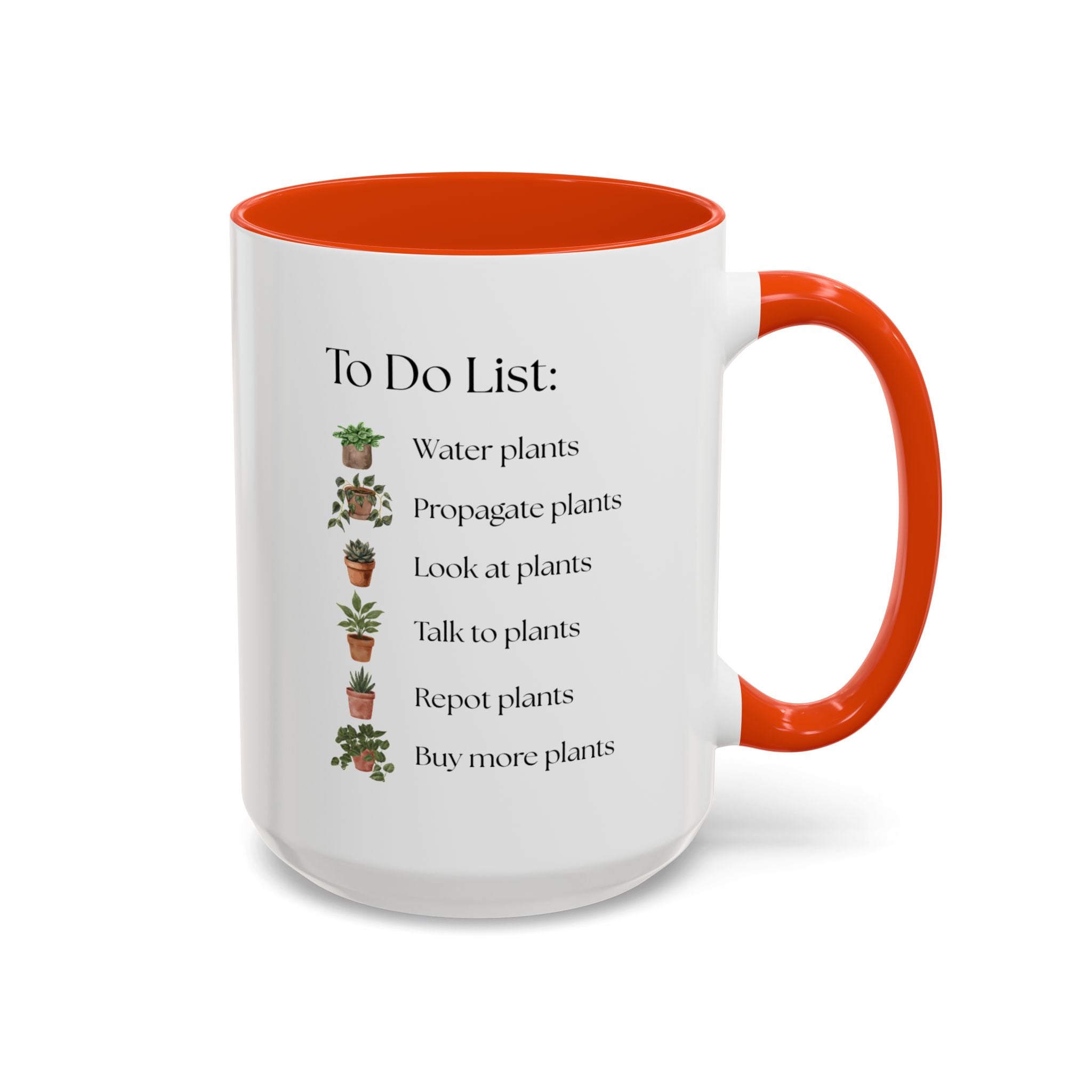 Plant Lover Mug, To-Do List Mug — Cute Gardening Coffee Cup (11oz/15oz)